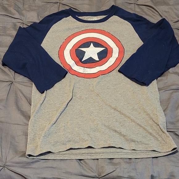 Captain America baseball tee